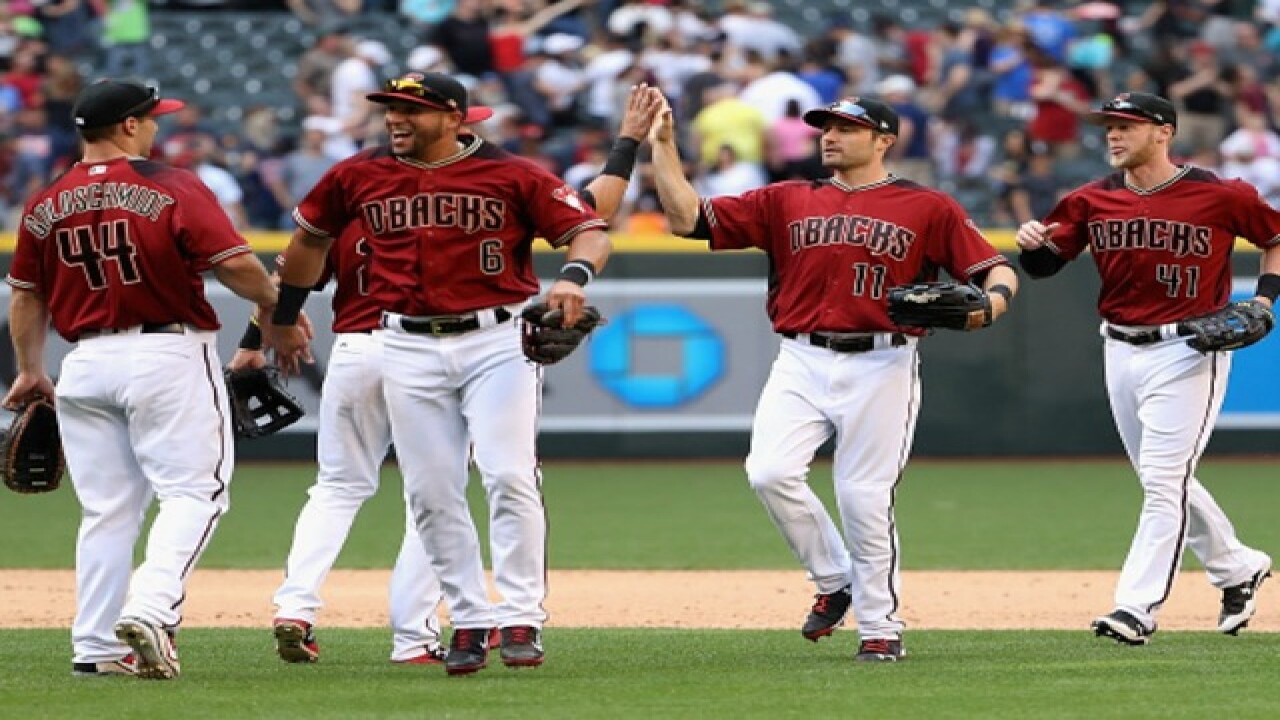 Dbacks win again, own baseball's best record